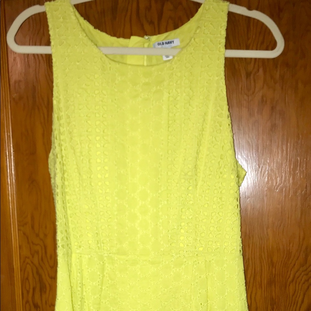 Bright Yellow Old Navy Dress